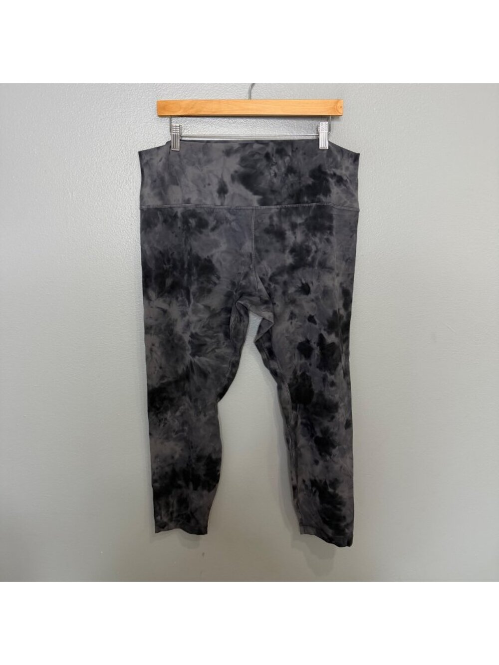 LULULEMON Align High-Rise Pant 25" in Diamond Dye Pitch Grey Graphite sz 18